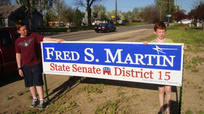 Fred S. Martin Sign